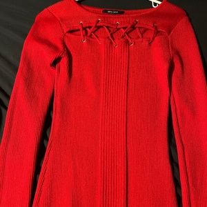 Red Sweater Dress